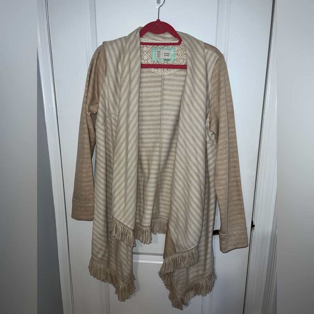 Beige blanket cardigan size L